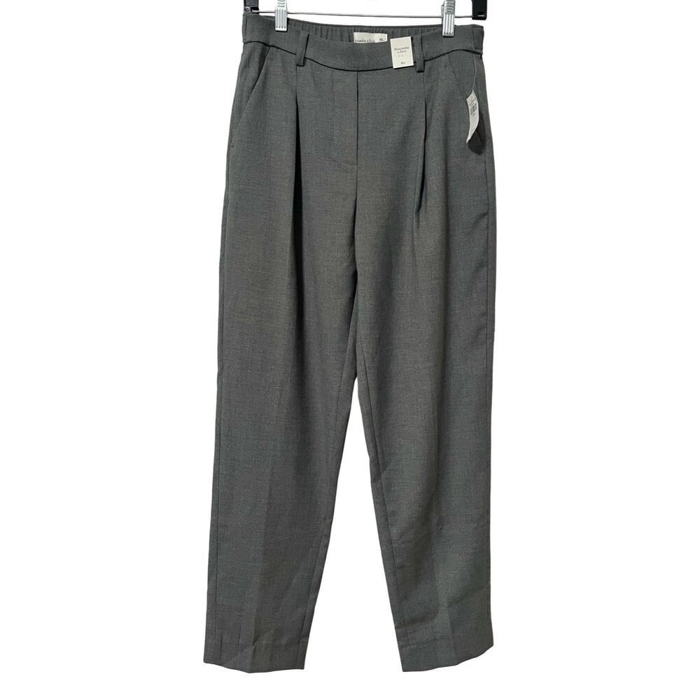 Abercrombie & Fitch High Rise Straight‎ Leg Ankle Pants Size XS Office Workwear
